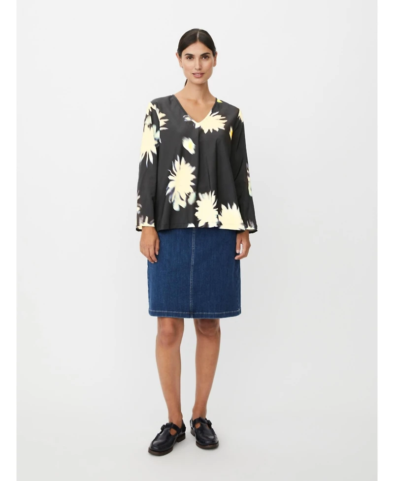 Masai Copenhagen Women's Kala Long Sleeve V-Neck Blouse