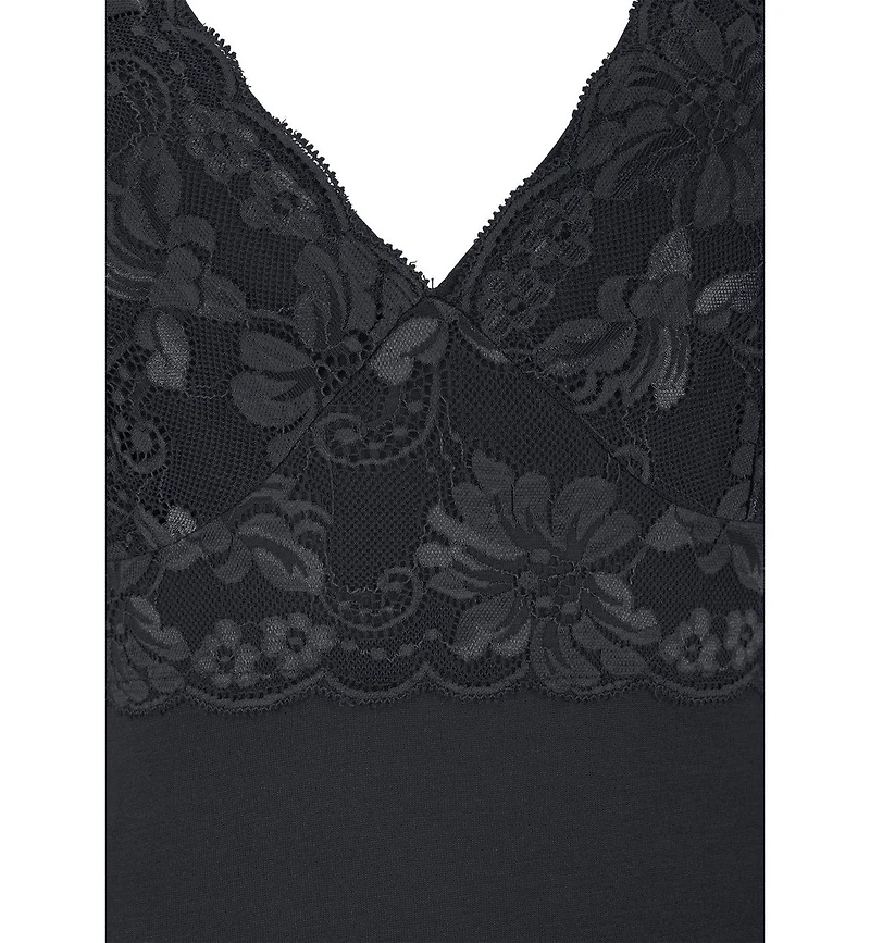 Lascana Women's Lace V-Neck Nightgown