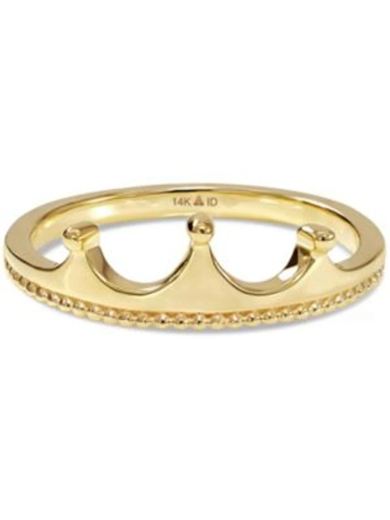 Devata Crown Ring in 14K Gold