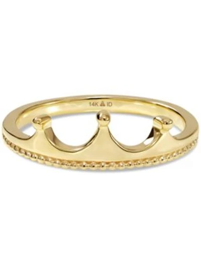 Devata Crown Ring in 14K Gold