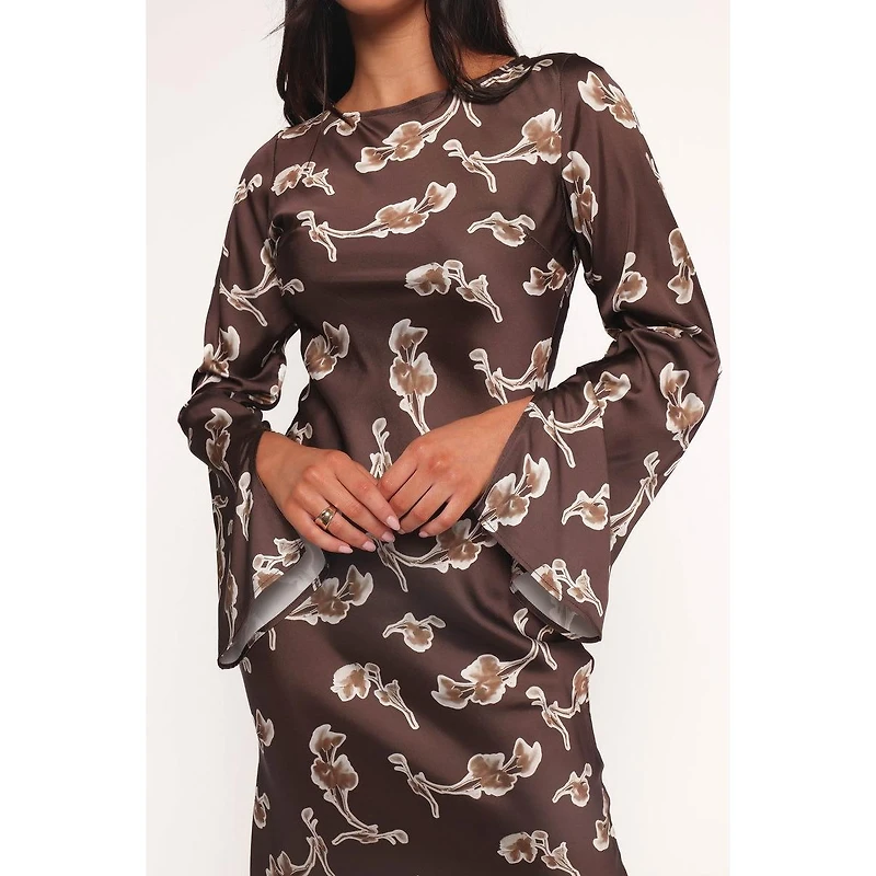 Petal and Pup Women's Maia Long Sleeve Maxi Dress