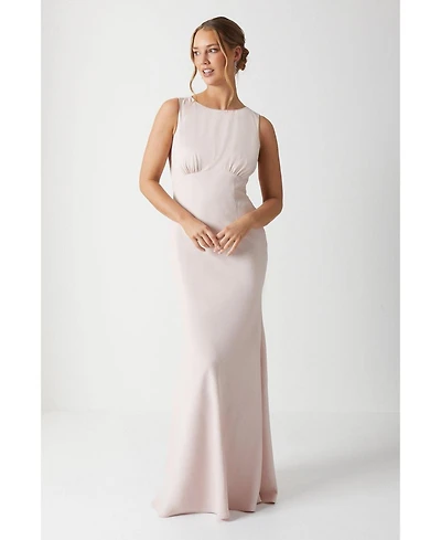 Coast Cowl Back Maxi Bridesmaid Dress