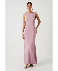 Coast Cowl Back Maxi Bridesmaid Dress