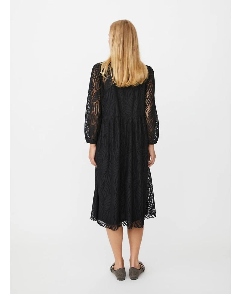 Masai Copenhagen Women's Naylora Long Sleeve A-Line Midi Dress