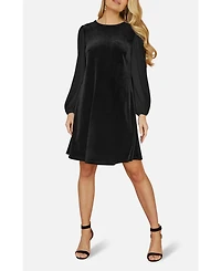 Yumi Women's Velvet Tunic Dress