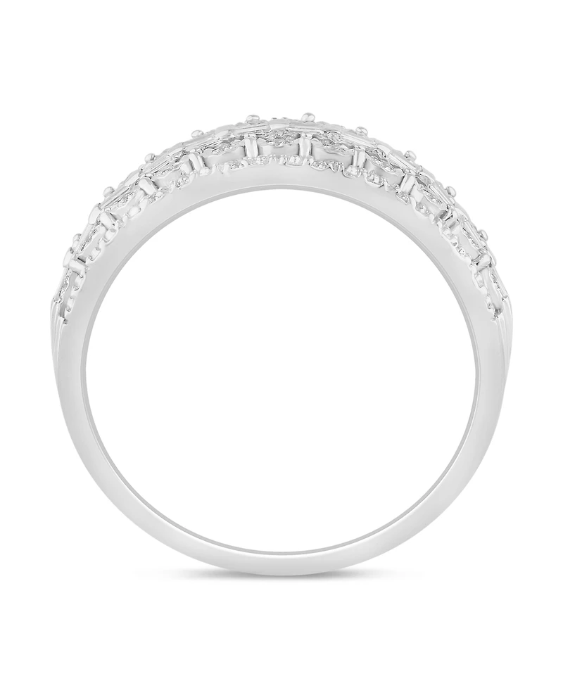 Macy's Diamond Band Ring (1/4 ct. t.w.) in 14k White Gold