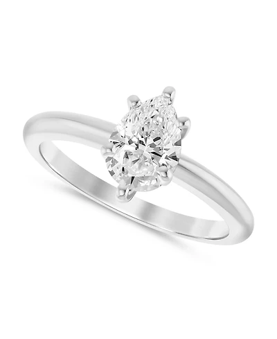 Macy's Diamond Solitaire Engagement Ring (1 ct. t.w.) in 14k White Gold