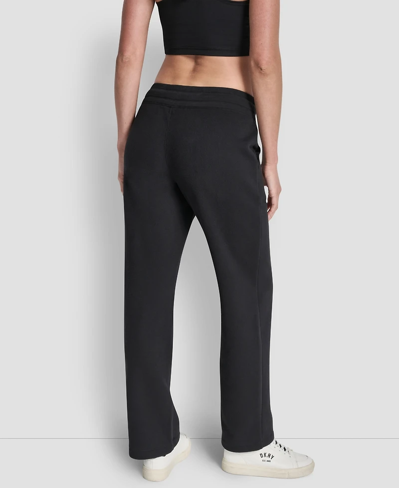 Dkny Women's Metallic Bubble Open Leg Pull-On Pants