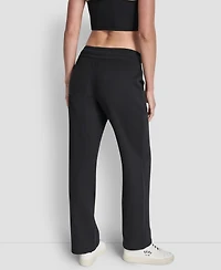 Dkny Women's Metallic Bubble Open Leg Pull-On Pants