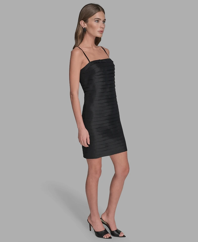 Bcbg Women's Square Neck Sheath Dress