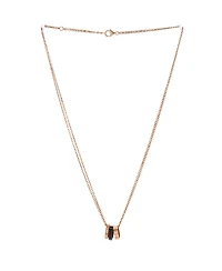 Pre-Owned Cartier Love 3 Ring Pendant Necklace