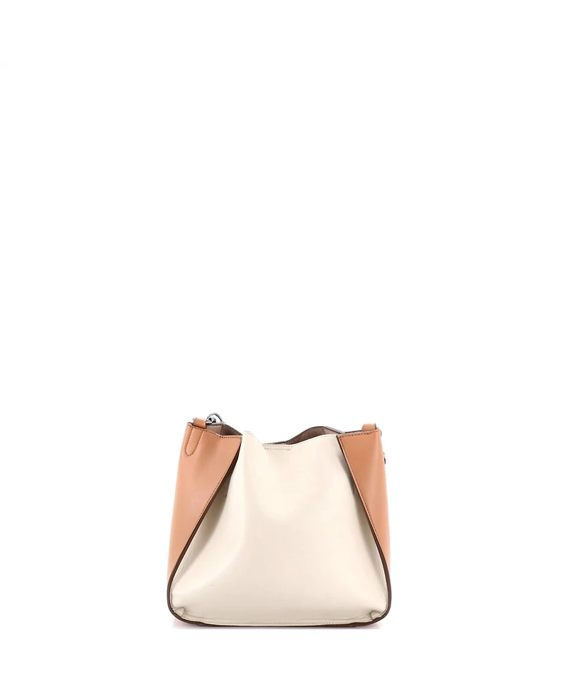 Pre-Owned Stella McCartney Mini Logo Crossbody Bag Perforated Faux Leather