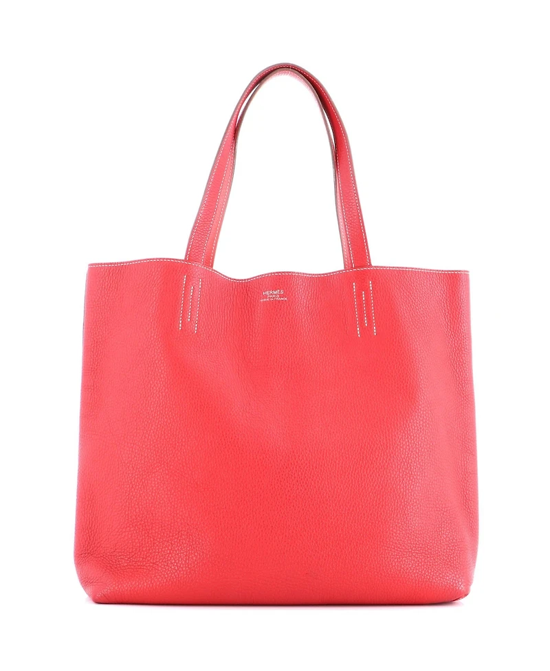 Pre-Owned HERMES 45 Double Sens Tote Clemence