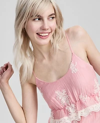 And Now This Women's Embroidered High-Low Maxi Dress, Macy's Exclusive