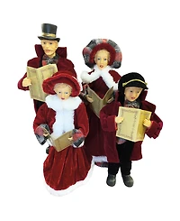 Santa's Workshop 17" Plaid Carolers, Set of 4