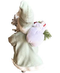 Santa's Workshop 15" Sage and Christmas Santa