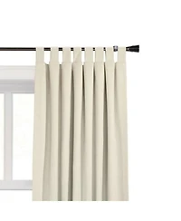 Commonwealth Home FashionsVentura Tab Top Curtain Panel Pair Window Dressing each - 78x84", Natural