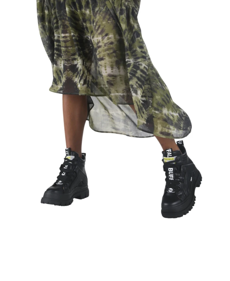 Buffalo Boots Aspha Nc Mid Flat Bootie