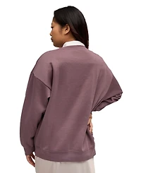 Puma Women's Essential Oversized Crew Fleece Sweatshirt