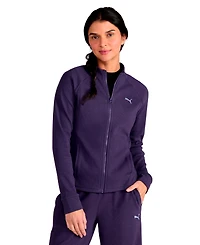 Puma Women's Textured Knit Full-Zip Jacket