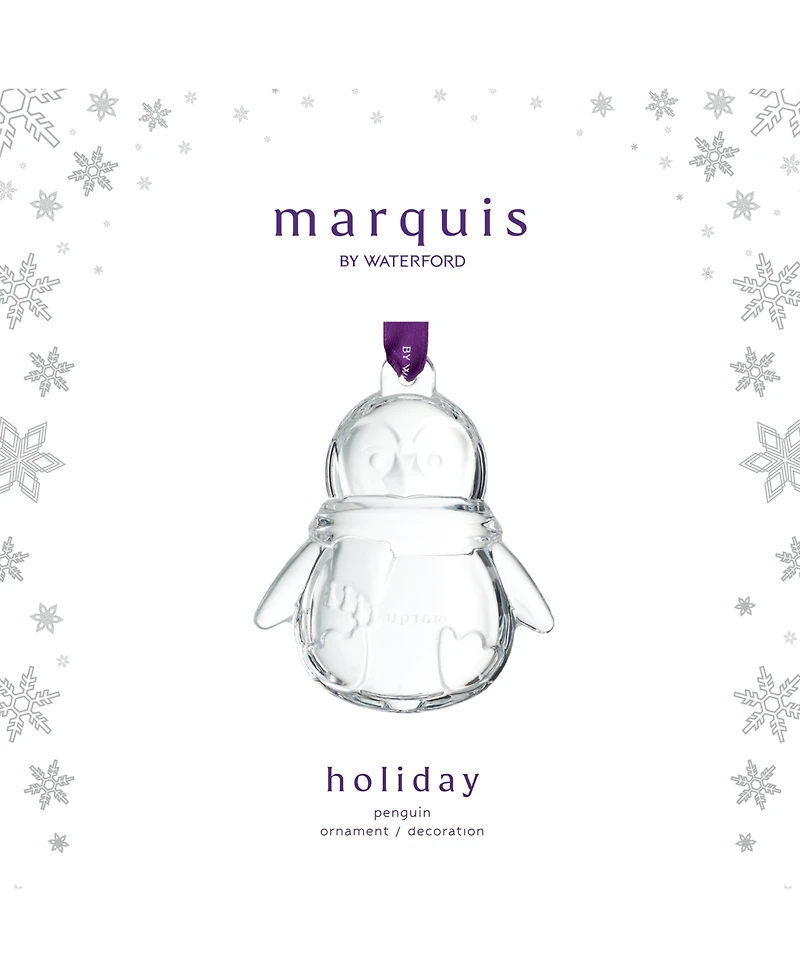 Marquis by Waterford Crystal Penguin Ornament