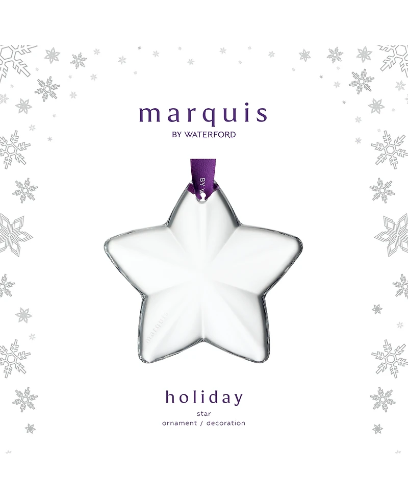 Marquis by Waterford Crystal Star Ornament