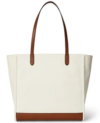 Lauren Ralph Lauren Cameryn Extra Large Canvas Tote Bag