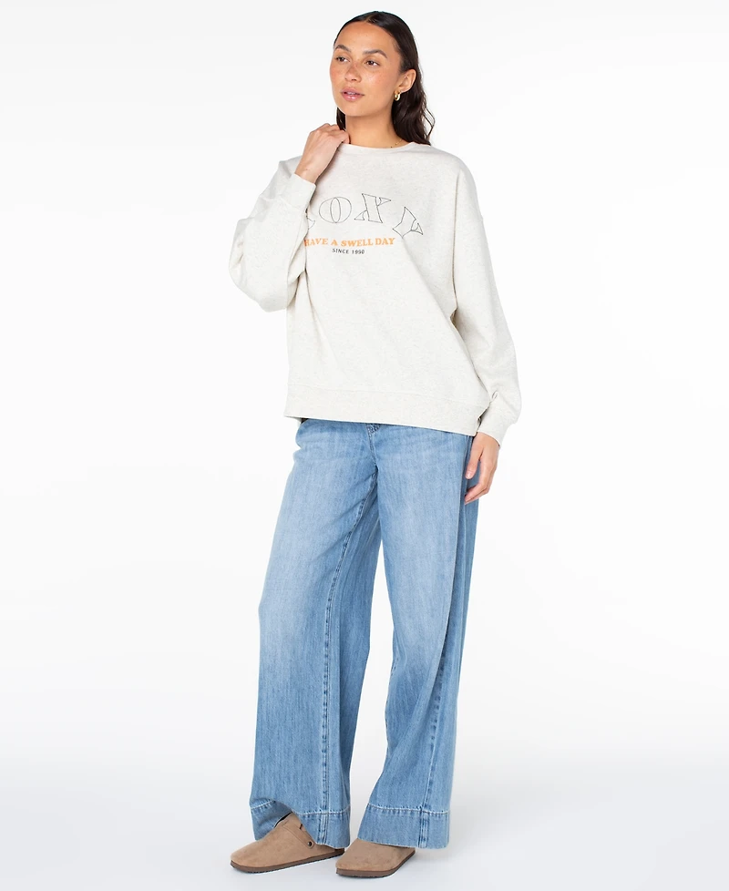 Roxy Women's Morning Hike Crewneck Sweatshirt