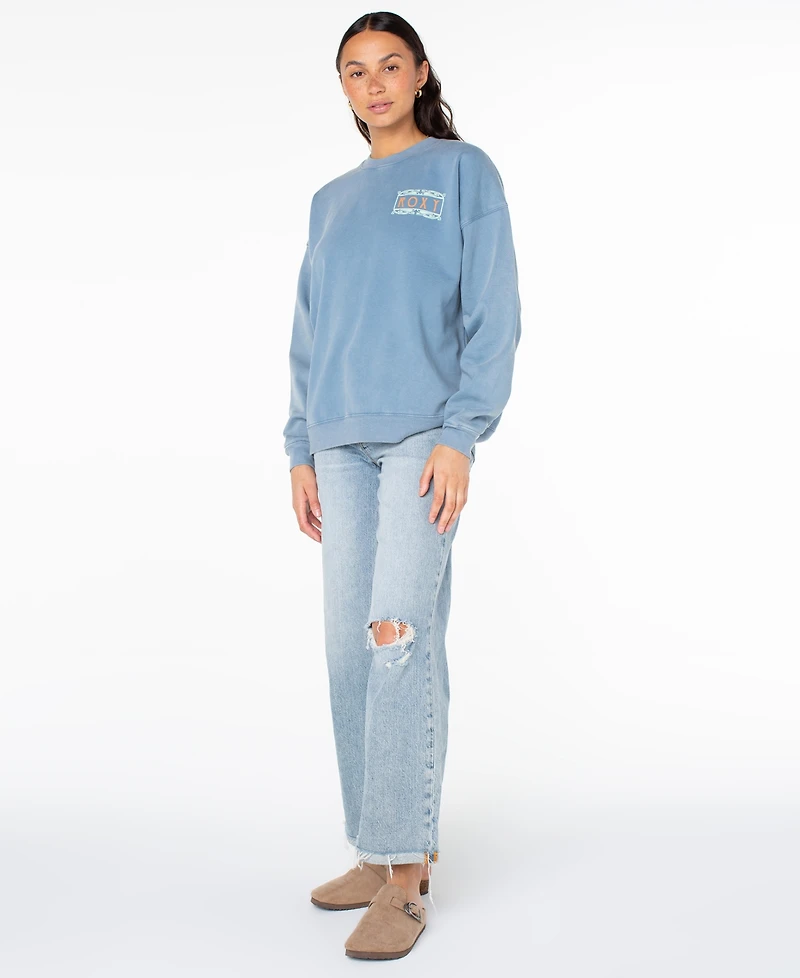 Roxy Women's Lineup Oversized Crewneck T-Shirt