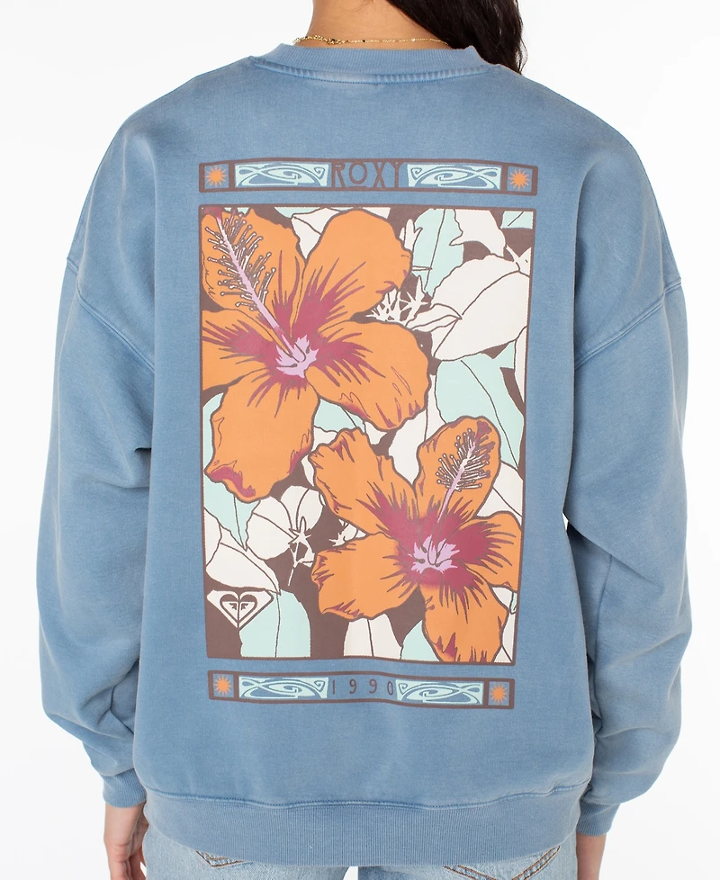 Roxy Women's Lineup Oversized Crewneck T-Shirt