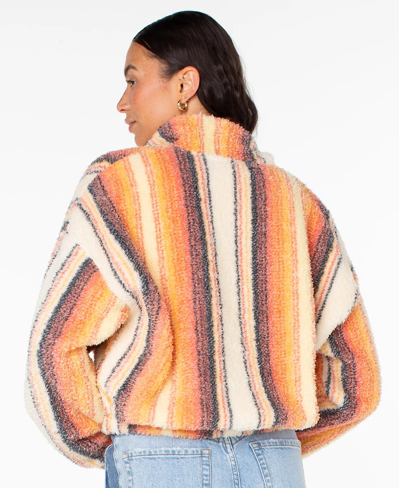 Roxy Women's Cold Surf Full-Zip Mock Neck Top