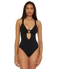Becca Women's Marble Canyon Ring One-Piece Swimsuit