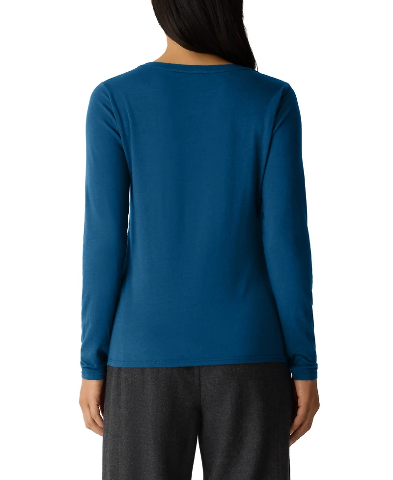 Eileen Fisher Women's Round Neck T-Shirt