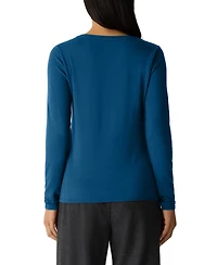 Eileen Fisher Women's Round Neck T-Shirt