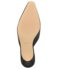 Nine West Women's Camenla Snip Toe Kitten Heel Mules