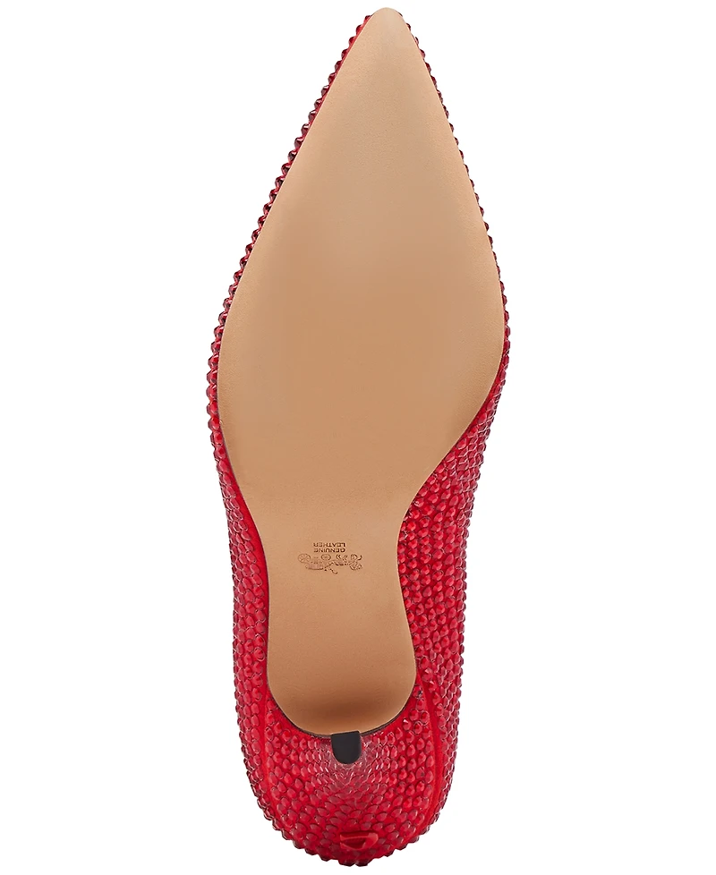 Coach Women's Slip-On Pumps with Crystals