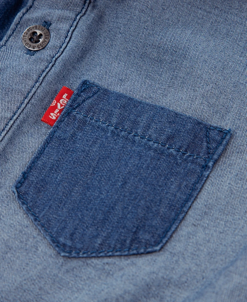 Levi's Boys 2T-7 Color-Blocked Shirt and Jogger Pants, 2-Piece Set