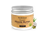 KeaBabies Organic Nipple Butter, Natural Nipple Cream Safe for Breastfeeding Moms, 2oz