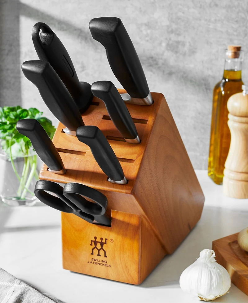 Zwilling Four Star 8pc Knife Block Set