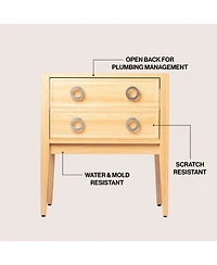 Jonathan Y Corbin Classic 1-Drawer Bath Vanity Base Only (Sink Basin Not Included