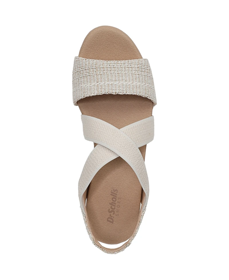 Dr. Scholl's Women's Just Cute Strappy Wedge Sandals
