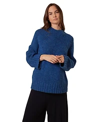 Celtic & Co. Women's Kilcarra Tweed Funnel Nk Sweater