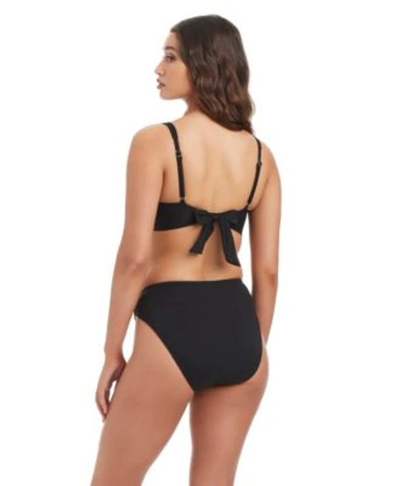 Bar Iii Womens Center Of Attention Over The Shoulder Bralette Bottoms