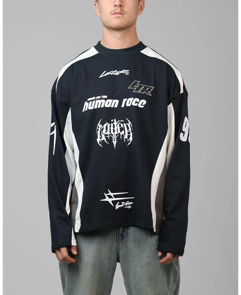 Loiter Men's mnml Night Crawler Ls Tee