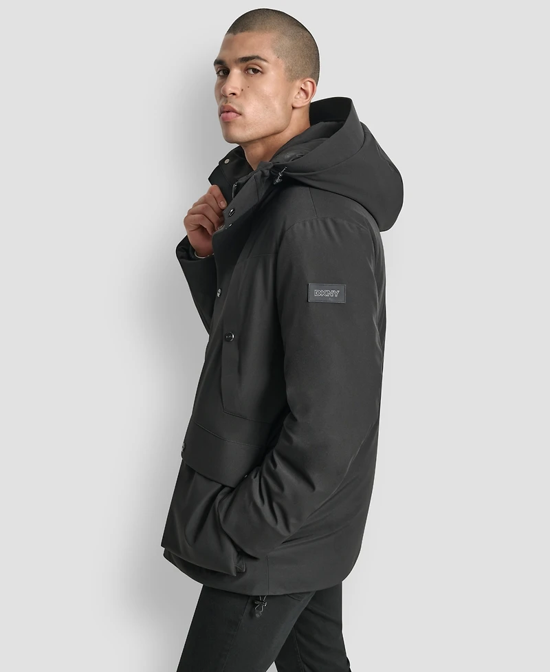 Dkny Men's Urban Hooded Parka Jacket