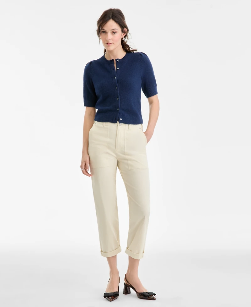 On 34th Women's Straight Leg Patch-Pocket Pants, Macy's Exclusive