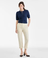 On 34th Women's Straight Leg Patch-Pocket Pants, Macy's Exclusive