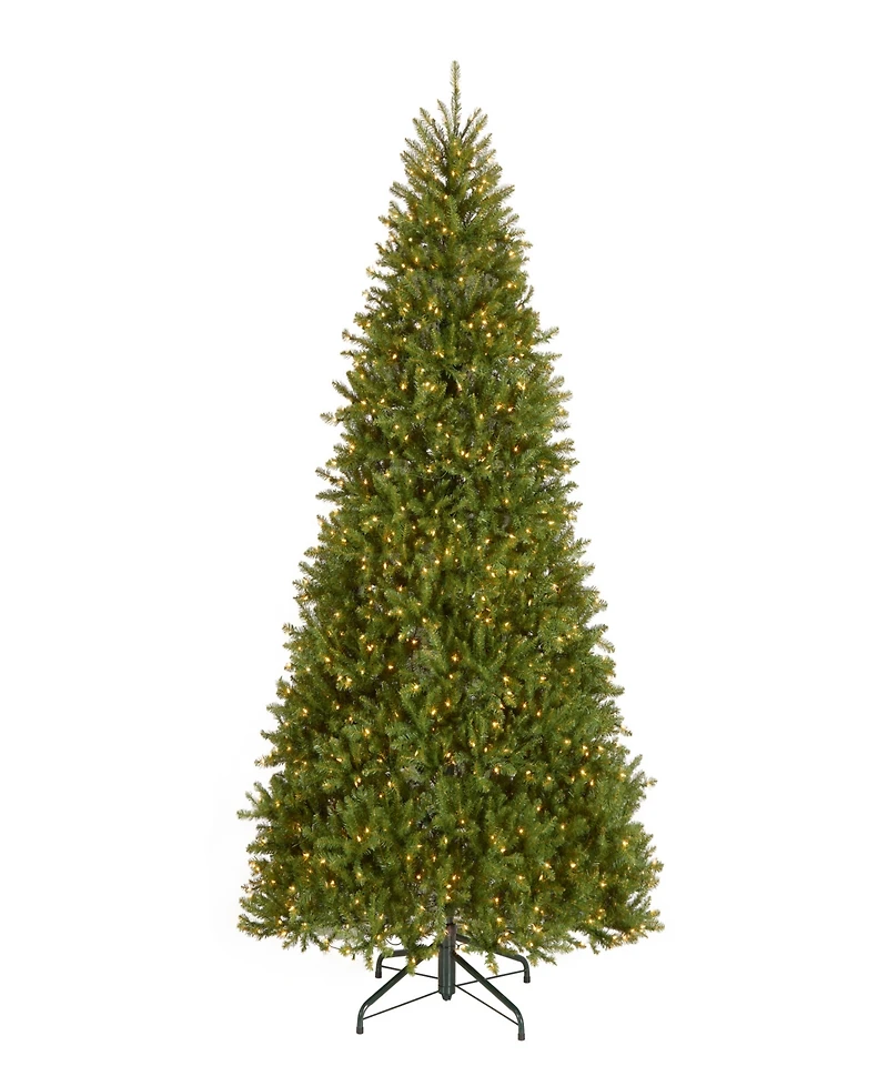 National Tree Company 9' Dunhill Fir Hinged Tree with Clear Lights