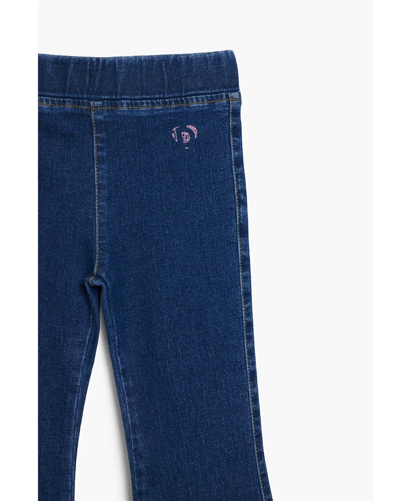 Desigual Girls's Flared denim-effect leggings