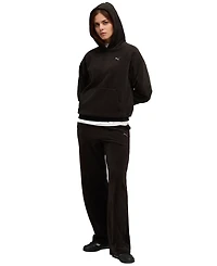Puma Women's Elevated Comfort Velour Long-Sleeve Hoodie